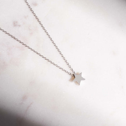 Minimalist Star 925 Sterling Silver Necklace