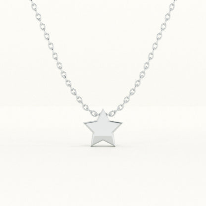 Minimalist Star 925 Sterling Silver Necklace