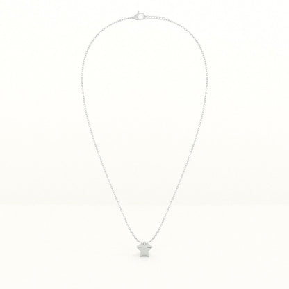 Minimalist Star 925 Sterling Silver Necklace