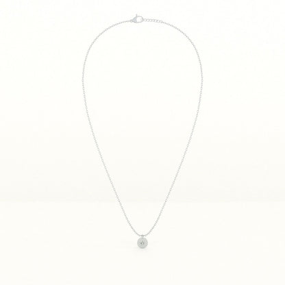 Compass Star 925 Sterling Silver Necklace