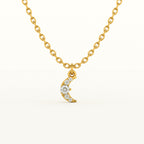 Dreamy Moon 925 Sterling Silver Necklace