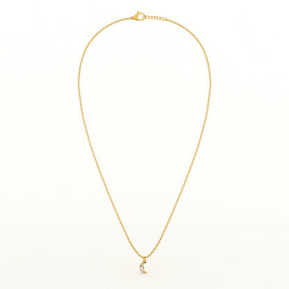 Dreamy Moon 925 Sterling Silver Necklace