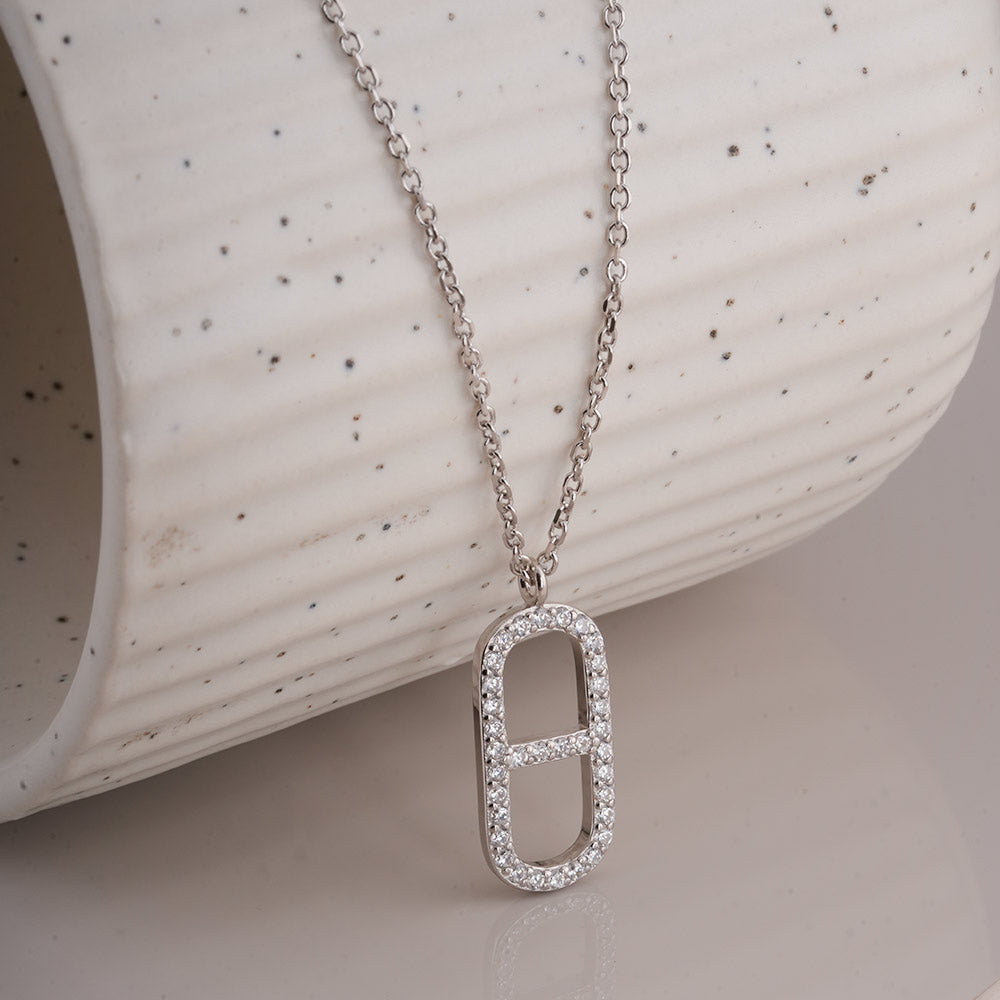 Capsule 925 Sterling Silver Pendant Necklace