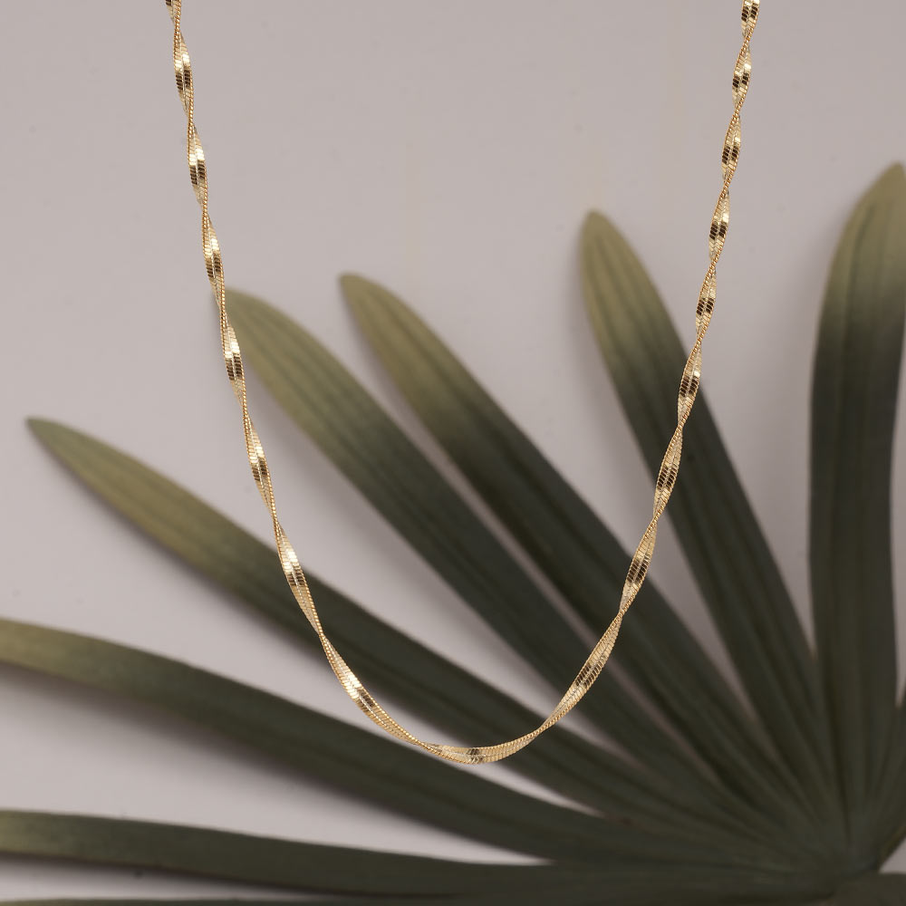 Classic Gold 925 Sterling Silver  Chain