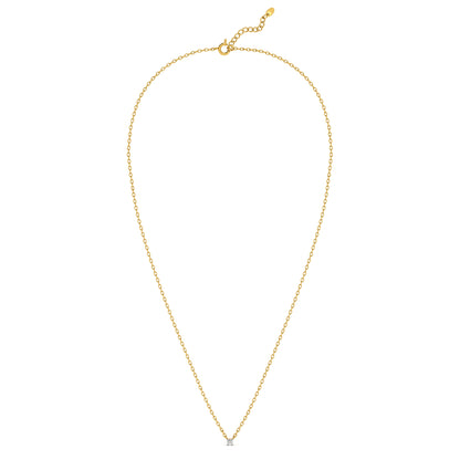0.24 Carat Aurora Spark 9KT Gold Lab Grown Diamond Necklace