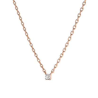 0.24 Carat Aurora Spark 9KT Gold Lab Grown Diamond Necklace