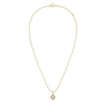 Floral Spark 9KT Gold Lab Grown Diamond Necklace