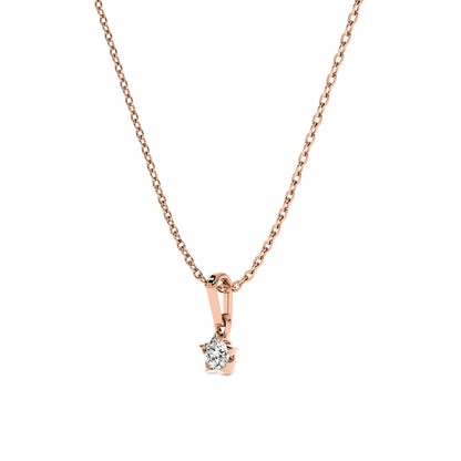 0.31 Carat Dainty Lumina 9KT Gold Lab Grown Diamond Necklace