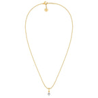 Elegant Solitaire 9KT Gold Lab Grown Diamond Necklace