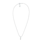 Elegant Solitaire 9KT Gold Lab Grown Diamond Necklace