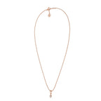 Elegant Solitaire 9KT Gold Lab Grown Diamond Necklace