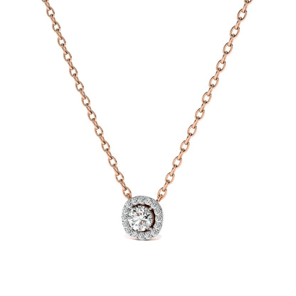 Modern Radiance 9KT Gold Lab Grown Diamond Necklace