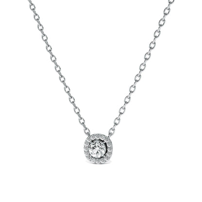 Modern Radiance 9KT Gold Lab Grown Diamond Necklace