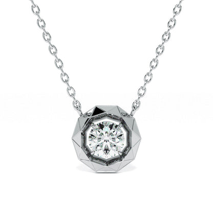 Orbit 9KT Gold Lab Grown Diamond Necklace
