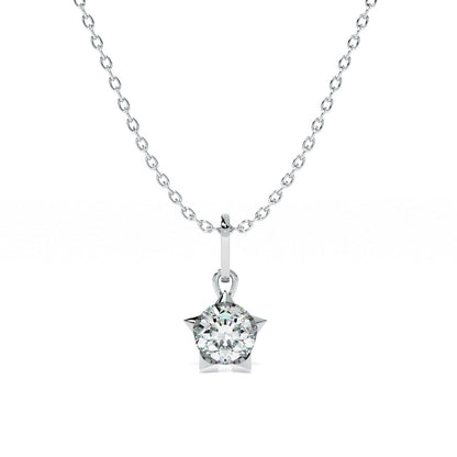 0.32 Carat Solara Drop 9KT Gold Lab Grown Diamond Necklace