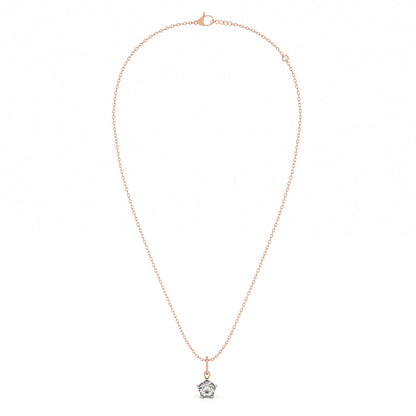 0.32 Carat Solara Drop 9KT Gold Lab Grown Diamond Necklace