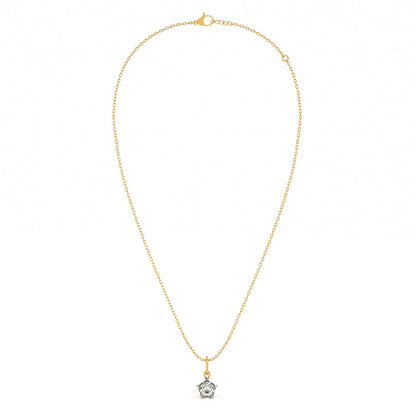 0.32 Carat Solara Drop 9KT Gold Lab Grown Diamond Necklace
