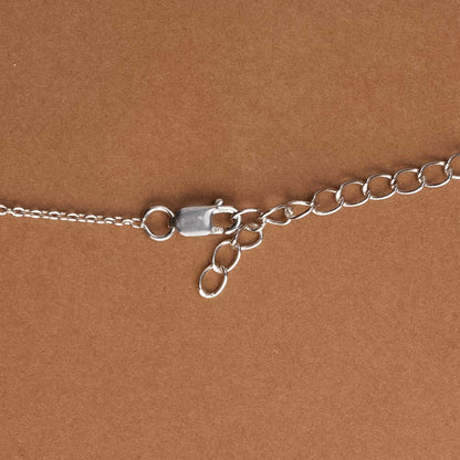 Glittering Flower 925 Sterling Silver Necklace