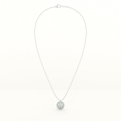 Vintage Glamour Floral 925 Sterling Silver Necklace