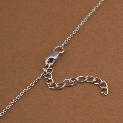 Vintage Glamour Floral 925 Sterling Silver Necklace