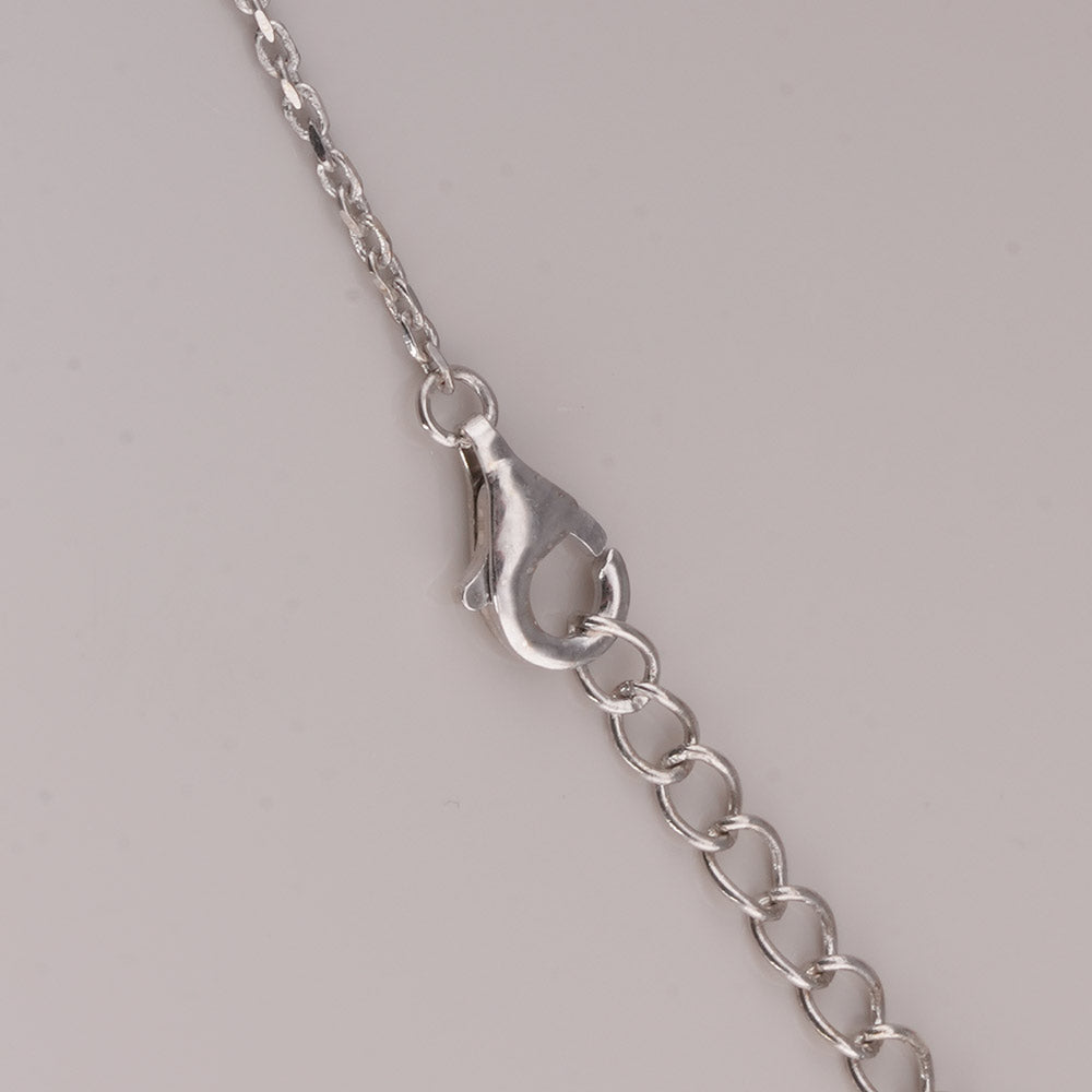 Double Pendant 925 Sterling Silver Necklace