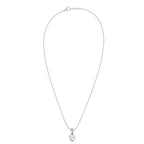 Compass 9KT Gold Lab Grown Diamond Pendant