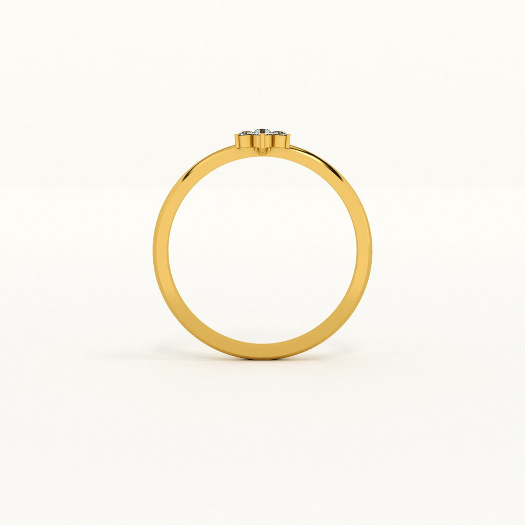 Blossom Spark 9KT Gold Lab Grown Diamond Ring