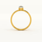 Blush Elegance 9KT Gold Lab Grown Diamond Ring