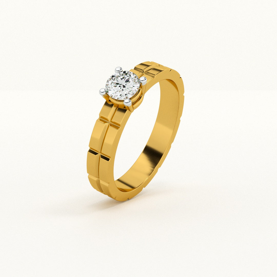 Code of Love 9KT Gold Lab Grown Diamond Ring