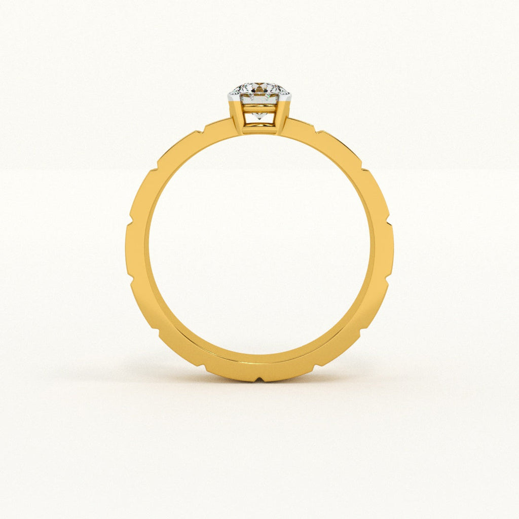 Code of Love 9KT Gold Lab Grown Diamond Ring