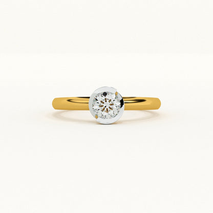 Zenith Spark 9KT Gold Lab Grown Diamond Ring