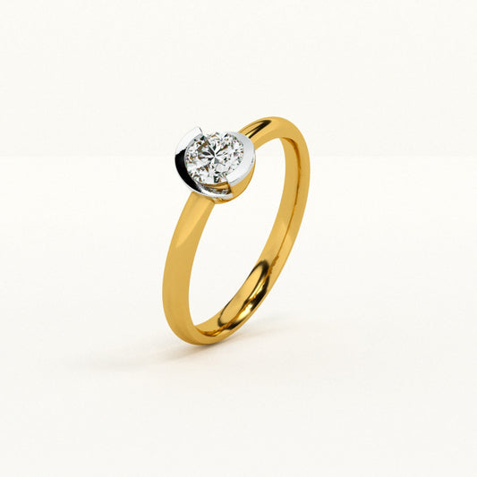 Zenith Spark 9KT Gold Lab Grown Diamond Ring