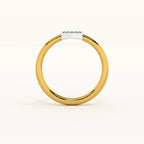 Circular 9KT Gold Lab Grown Diamond Ring
