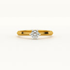 Classic Solitaire 9KT Gold Lab Grown Diamond Ring