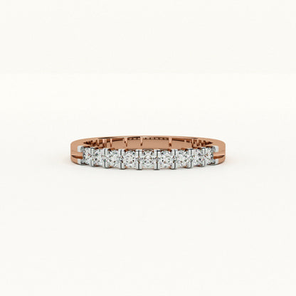 Twilight Gleam Eternity 9KT Gold Lab Grown Diamond Ring
