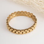 Bold & Classic Gold Link Men's Bracelet