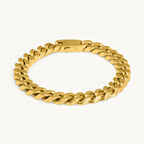 Classic Cuban Link Gold Men's Bracelet