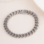 Classic Cuban Link Silver Men's Bracelet