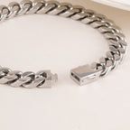 Classic Cuban Link Silver Men's Bracelet