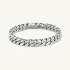 Classic Cuban Link Silver Men's Bracelet