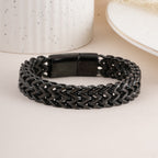 Classic Cuban Link Black Men's Bracelet