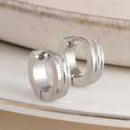 Classic Polished Men's Earrings