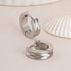 Classic Polished Men's Earrings