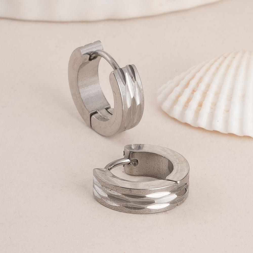 Classic Polished Men's Earrings