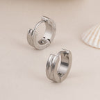 Classic Polished Men's Earrings