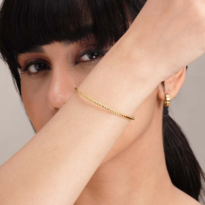 Minimal Twist Cuff Bracelet