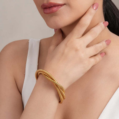 Vintage Wire Snake Bracelet