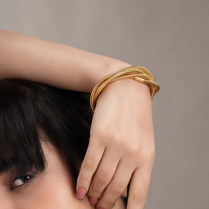 Vintage Wire Snake Bracelet