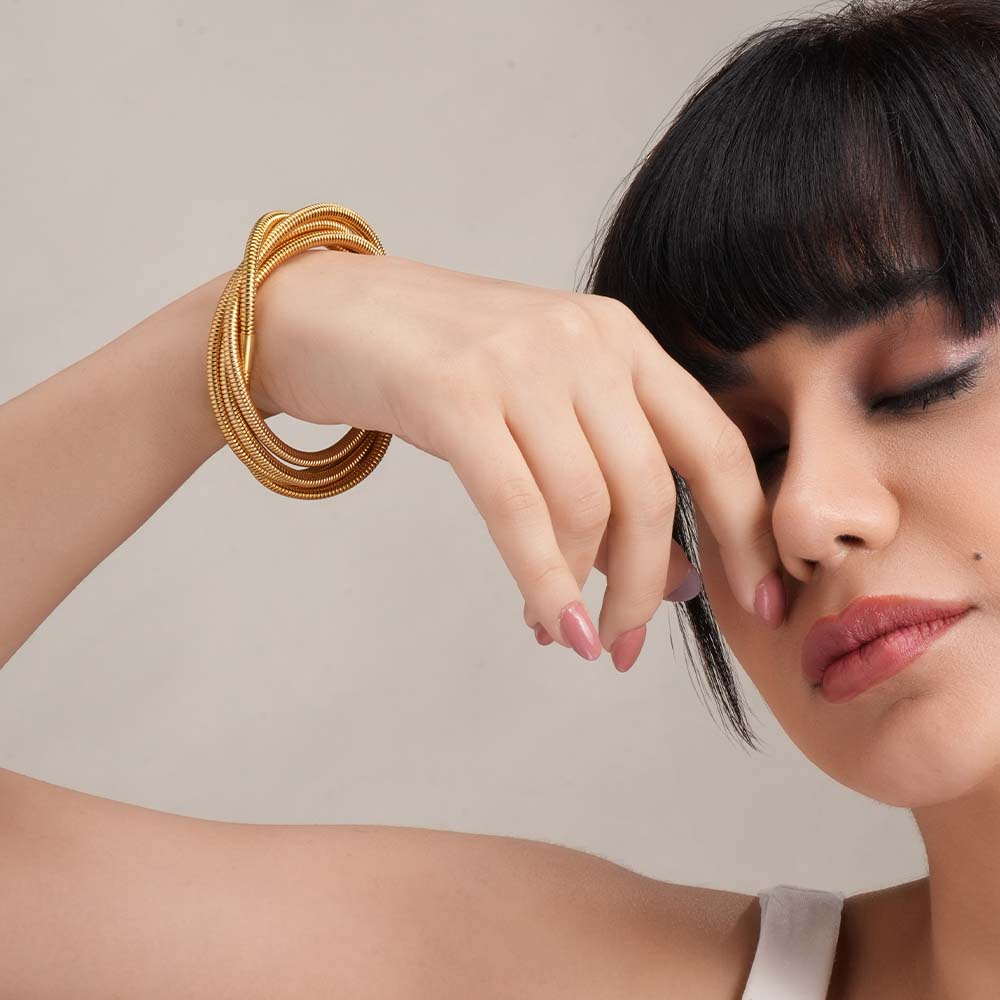 Vintage Wire Snake Bracelet