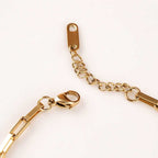 Coin Hollow Box Chain Bracelet